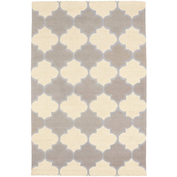Multicolored Trellis 5X8 Hand-Tufted Modern Rug