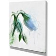 thumbnail image 2 of Tulipe Verte Croquis Aquarelle - Impression sur Toile Florale, 2 of 3