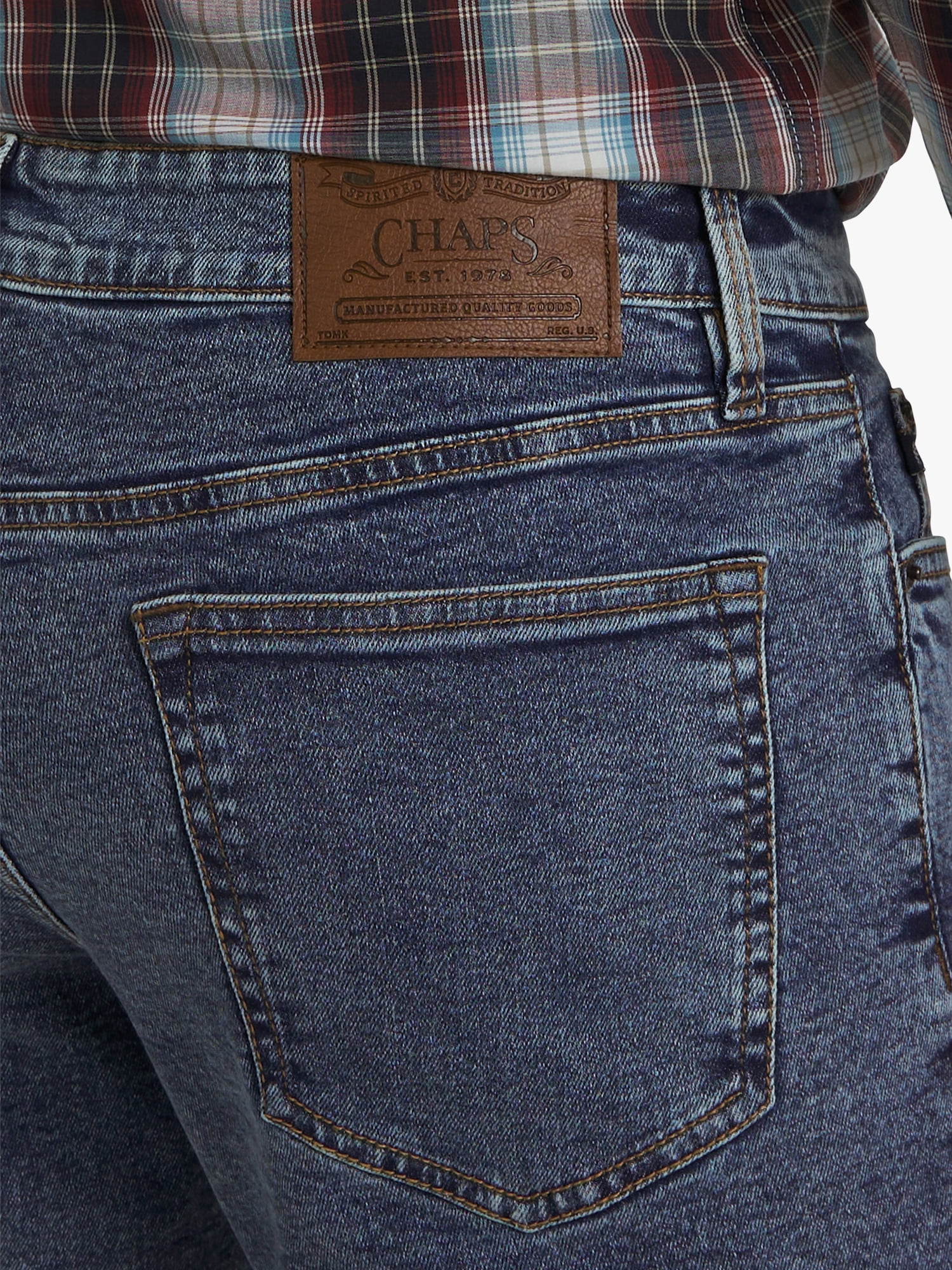 Chaps Men's & Big Men's Stretch Regular-Fit Denim Jeans, Sizes 30-42