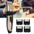 thumbnail image 5 of Cortadora de pelo eléctrica recargable, tijeras, peine, delantal, juego de herramientas de peinado para corte de pelo, 5 of 5