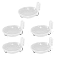 thumbnail image 1 of Miangastore Long Handle Ladle Plastic 5Pcs Compact, 1 of 9
