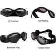 thumbnail image 3 of Dog Goggles, Pet Sunglasses, Foldable Dog Goggles UV Protection Sunglasses (Black), 3 of 4