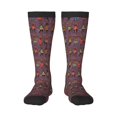 thumbnail image 1 of Fotbe African Women Calcetas Divertidas Estampadas para Hombre y Mujer, Calcetas de Algodón hasta la Rodilla para Caminar, Correr, Enfermería y Embarazo, 1 of 6