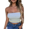 thumbnail image 1 of Tube Tops, Womens Printed Strapless Yoga Exercise Chest Wrap Pullover, 1 of 4