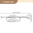 thumbnail image 4 of EeaseCA Simulated Trumpet Toy Kids Trumpet Learning Toy Creative Musical Toy Plastic Trumpet Toy, 4 of 8