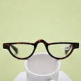 thumbnail image 4 of 3 Pairs of Womens Half Moon Spring Hinge Reading Glasses 1.0 Men Fashion Red Tortoiseshell Classic Readers +1.0, 4 of 4