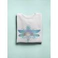 thumbnail image 3 of Dragonfly Sacred Geometry Design Sweatshirt Women -Image by Shutterstock, Female Small, 3 of 4