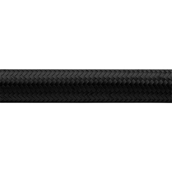 0.56 in. x 10AN & 20 ft. Roll of Black Nylon Braided Flex Hose