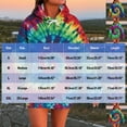 thumbnail image 3 of Sriper Women's Lightweight Tie-Dye Hoodie, Trendy Fleece Liner Pullover with Pocket, Casual Gym Wear, Plus Size Tunic Tops, Winter Clothes, Oversized Comfort Fit, 2025 Seasonal Fashion Hot Pink M, 3 of 5