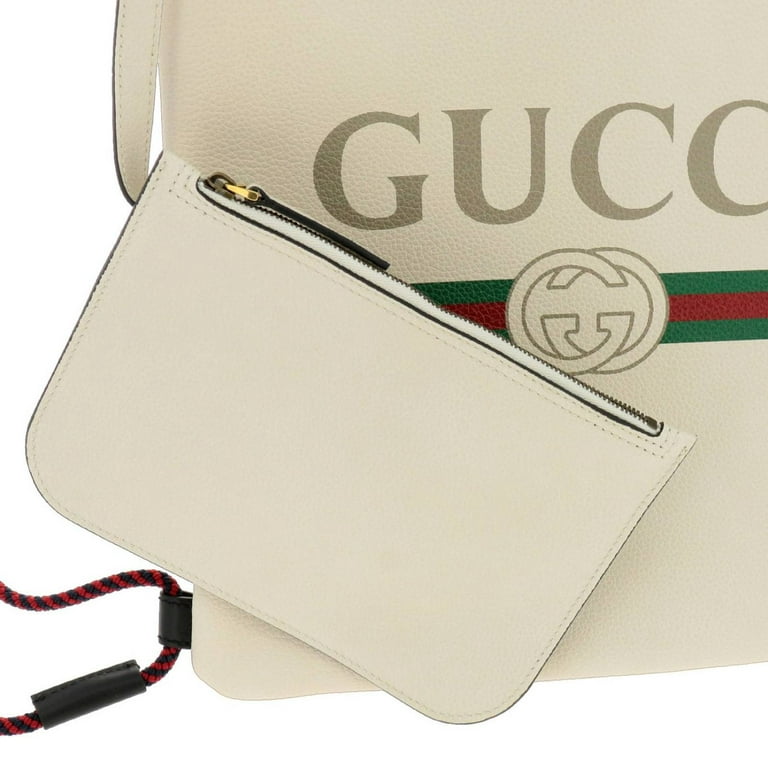 praktisk lidenskabelig Dekan New Gucci Zaino White Cripto Logo Drawstring Backpack 523586 - Walmart.com