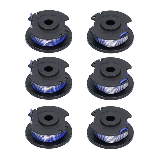 Trimmer Line Reel,6Pcs Trimmer Spool Line String Trimmer Parts Trimmer Head  Spool Enhanced Features 