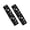 White Paw Print Pattern, variant on Chririnla Deometric Pattern Seat Belt Shoulder Strap Covers Set of 2, Auto Seat Belt Cover Polyester Fabric Waterproof Wear Resistant for Sedan SUV Truck
