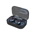 thumbnail image 1 of Auriculares Inalámbricos Bluetooth True Wireless Bt5.1 Ipx6 Auriculares Deportivos Impermeables Sonido Estéreo Hifi Agradable Con Pantalla Led De Batería 2000Mah Cabina De Carga Negro Yuarrent EL011954-00, 1 of 6