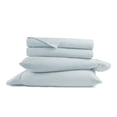 thumbnail image 5 of 100% Cotton Flannel Bed Sheets Set for King Size Bedding in Light Navy by Comfort Canopy, 5 of 15