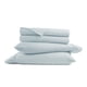 thumbnail image 4 of Juego de Sábanas de Franela 100% Algodón para Ropa de Cama Tamaño King en Azul Marino Claro de Comfort Canopy, 4 of 14