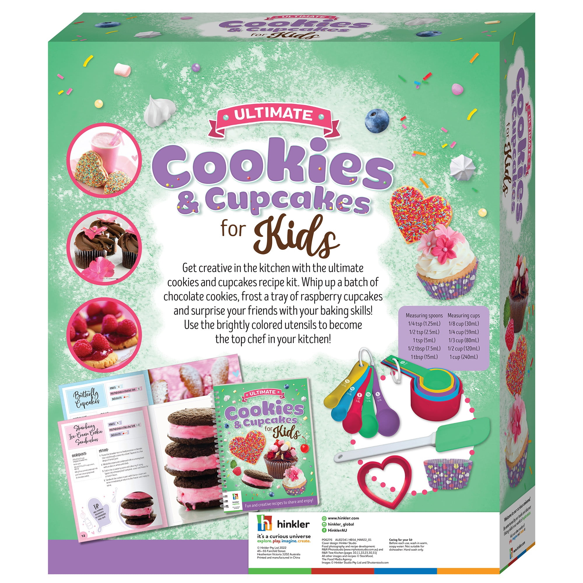 Ultimate Cookie & Cupcakes for Kids - Cookbooks for Kids - Cooking with Children - Baking Utensils and Guides - Children's Hobbies - Learn to Bake Cookies and Cupcakes - Baking for Kids Aged 8 to 12