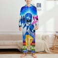 thumbnail image 2 of Power Rangers Hooded Union Suit Pajama Onesie Blanket Sleeper, 2 of 7