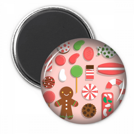 

Merry mas Childhood Pattern Refrigerator Magnet Sticker Decoration Badge