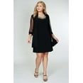 thumbnail image 4 of R&M Richards Short Mother of the Bride Plus Size Dress 8442W, 4 of 5