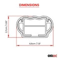 thumbnail image 5 of OMAC Roof Rack Cross Bars For Saab 9-3 Sport Combi 2005-2011 Silver Carrier 2 Pcs, 5 of 7