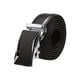 thumbnail image 1 of Cinturón de cuero de vestir para hombre con hebilla automática de ratchet Inspire Chic, triángulo plateado 53 1/8-55 7/8, 1 of 7