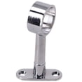 thumbnail image 4 of AFQH Round Chrome Centre Bracket Wardrobe Rail Support Hanging Rail Rod Pole Socket End Support Bracket Holder 25mm, 4 of 11