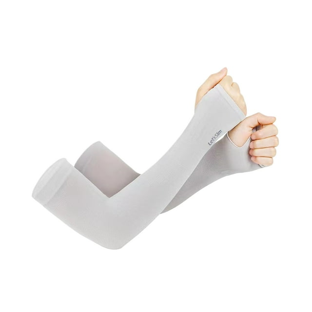 Ruiboury 1 Paire de Manchons de Cyclisme Extérieurs Résistants aux UV + 36cm 14 Pouces + 1 Pce