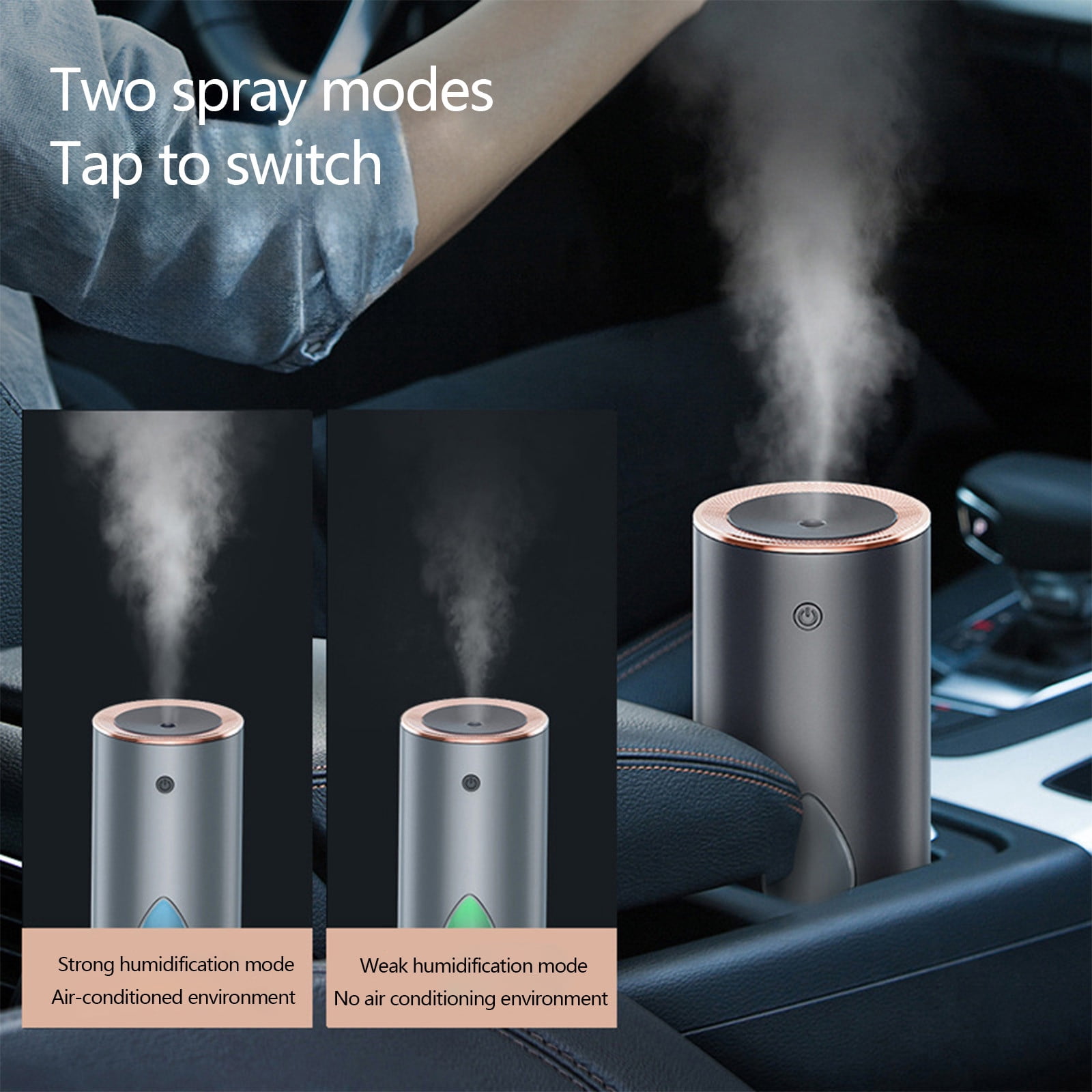 BOBOMOTI Humidifiers for Home Baby Top Fill Cool Mist Humidifier Ultra Quiet Humidistat Essential Oil Diffuser Clearance