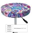 thumbnail image 4 of Kll Cute Nautical Round Bar Chair Cushion Cover 12 Inch,Bar Stool Protector With Elastic, Soft Washable, 4 of 7