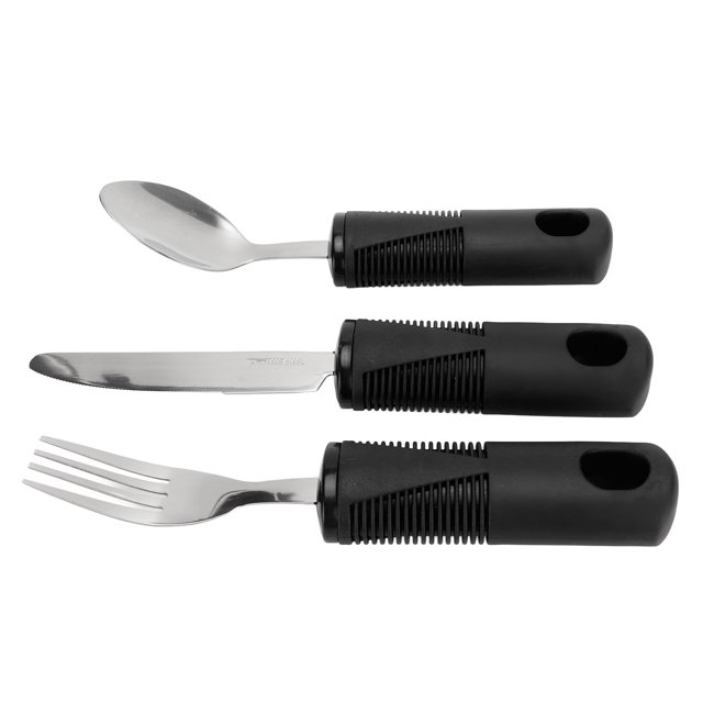 Utensilios Adaptativos Ponderados ANGGREK Cuchillo Para Carne Con Bordes Redondeados Acero Inoxidable