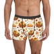 thumbnail image 1 of Balery Thanksgiving With Turkey Calzoncillos bóxer para hombre, ropa interior de algodón suave y transpirable con cinturilla de nailon-Large, 1 of 5