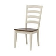 thumbnail image 1 of Malibu Set/2 Chairs Wood Seat White/Waln, 1 of 1
