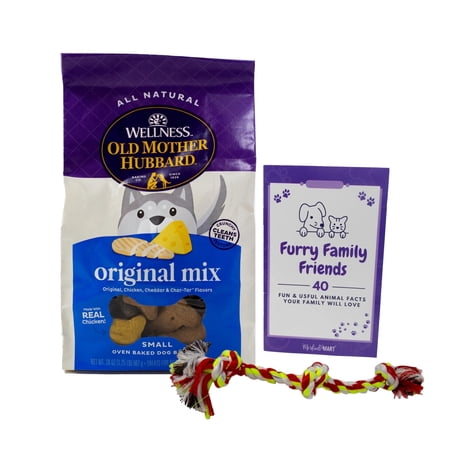 Old Mother Hubbard Dog Treats - Original - Sm. Sized Snacks (20 Ounces) | MerlinsMart Zine + Rope Toy |