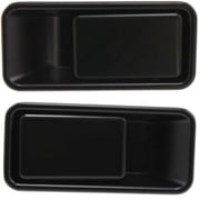 Garage-Pro Exterior Door Handle SET Compatible with 1987-1995, 1997-2006 Jeep Wrangler, Fits 1997-2006 Jeep TJ Front, Driver and Passenger Side