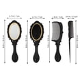 thumbnail image 2 of Ensemble de 5 Brosses à Cheveux de Salon Décoratives avec Support de Rangement, 2 of 6