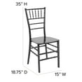 thumbnail image 4 of Flash Furniture 2 Pack HERCULES Series Black Resin Stacking Chiavari Chair, 4 of 14