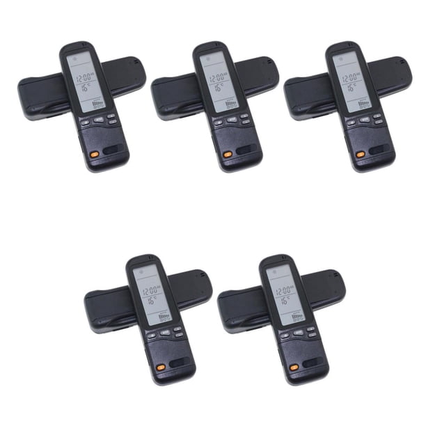 sweethay Control remoto de aire, repuesto de control remoto de aire acondicionado negro para Airwell Electra RC-3 RC-4 RC-7 WMZ 12ST Type2 NO2