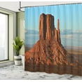 thumbnail image 5 of Ambesonne Canyon Shower Curtain, Monument Valley America, 69"Wx70"L, Blue Orange, 5 of 5