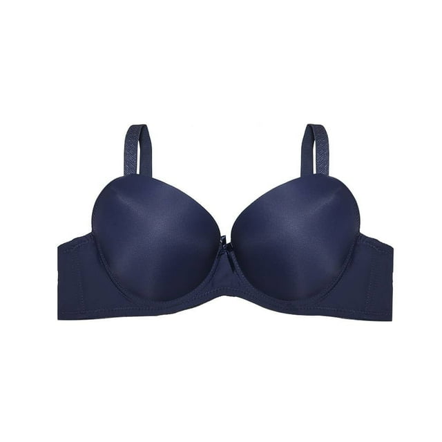 Brasier Secret Treasures para Mujer Liso Marino Talla 40B