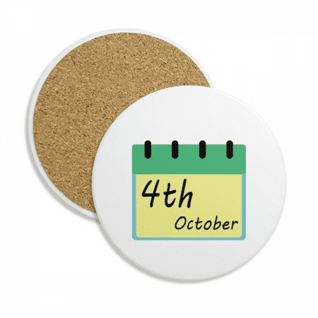

World Animal Day Compassion Cherish Coaster Cup Mug Tabletop Protection Absorbent Stone
