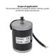 thumbnail image 4 of Wosthever Motor de engranaje eléctrico MY6812 Motor de piñón de alta velocidad negro Motor de husillo de corriente continua de 120 W Motor Patinetes eléctricos, 4 of 6