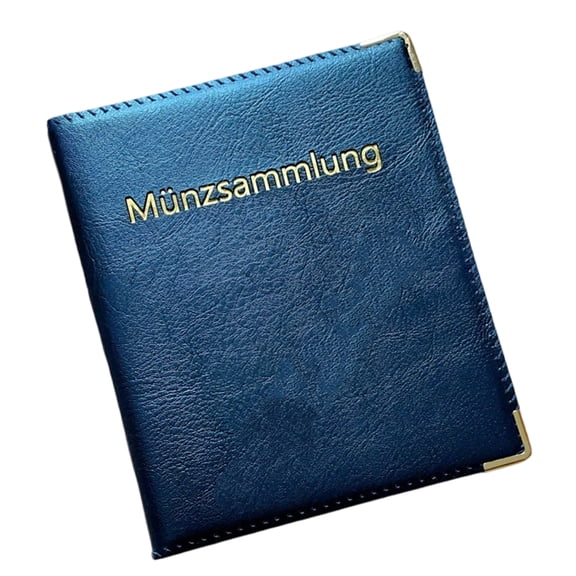 Large Capacity Coin Collection Album 480 Pocket Coin Collecting Album Leather Coin Collection Book for Collector