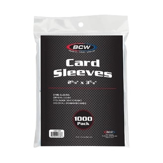 bridge card sleeves RFID Blocking Credit and tear Blue Summit Supplies Plastic Trading