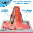 thumbnail image 4 of Dr. STEM: Volcano Lab - Erupting Science Kit, Foam Lab Pad, Experiment Cards, Multiple Formulas, Nature Learning w/ Common Household Supplies, Kids 5+, 4 of 9