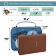thumbnail image 3 of Bible Cover Case Mr. Pen Carrying Book Case w/ Handle Blue, 3 of 8