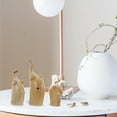 thumbnail image 4 of 3pcs Ceramic Elephant Decor Animal Shape Desktop Ornament Home Decoration, 4 of 8