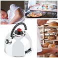 thumbnail image 3 of Sonew Teapot Shaped 60 Minutes Kitchen Timer Stainless Steel Mechanical Wind-Up Timer Time Reminder, Teapot Shaped Kitchen Timer, 60 Minutes Stainless Steel Kitchen Timer, 3 of 11