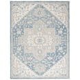 thumbnail image 2 of Safavieh Micro-Loop Braylon Floral Area Rug, Blue/Ivory, 9' x 12', 2 of 12