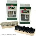 thumbnail image 2 of 2 Sets Shoe Boot Polish Shine Wooden Brush Kit Leather Cream 75mL Finish Black, 2 of 6