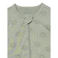thumbnail image 2 of Modern Moments by Gerber Baby Neutral Viscose St. Patrick's Two-Way Zip Sleep 'N Play Footed Pajamas, Sizes Newborn - 6/9 Months, 2 of 7